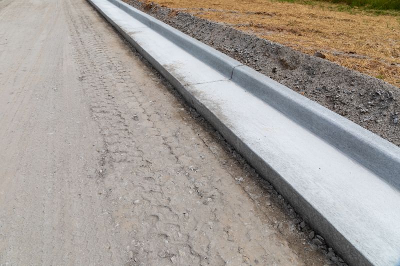 Curb Installation in Progress